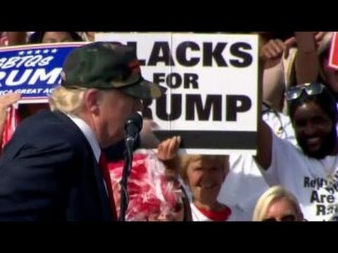 Trump acknowledges 'Blacks for Trump' supporters