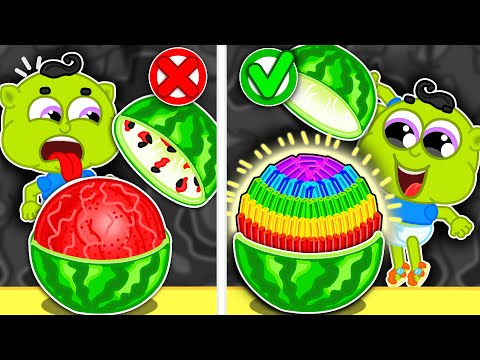 Liam Family USA | Miniature Watermelon Cake Decoration | Family Kids Cartoons