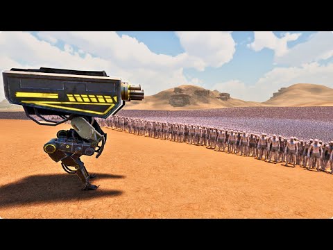 T-45 ROBOT VS 3,000,000 ZOMBIES !! | Ultimate Epic Battle Simulator 2 | UEBS 2