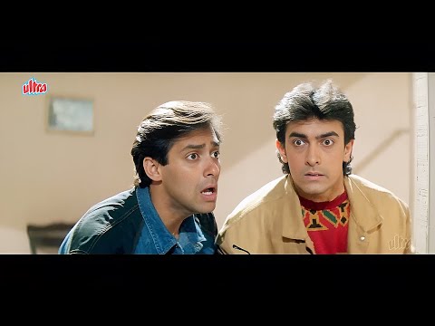 ANDAZ APNA APNA | Ek Sath 2 Uncle | Aamir Khan and Salman Khan Best of Comedy Scenes