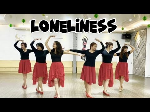 loneliness//easy intermediate line dance//song by Putri Ariani