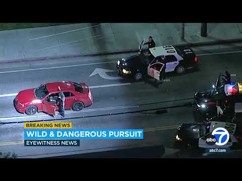 Wild chase through LA ends with arrest of speeding driver, police say