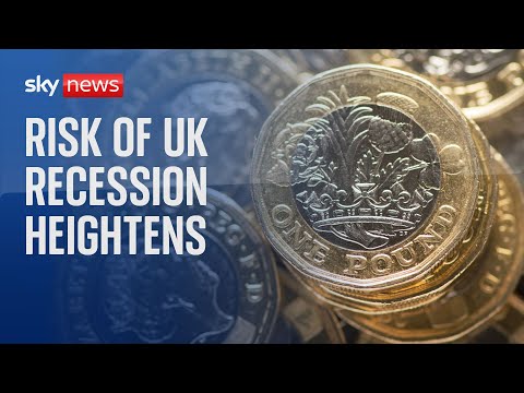 UK economy at risk of recession, official figures reveal