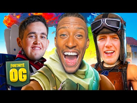 Carrying Angry Ginge &amp;amp; PieFace On OG Fortnite!