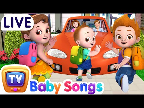 Happy Holidays!!! ChuChu TV Holiday Songs for Children - Wheels on the bus - Nursery Rhymes LIVE