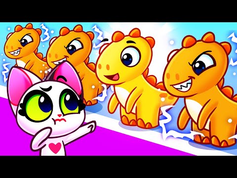 10 Little Dinos Song 🦕 Be Careful With The Electricity ⚡️ Purrfect Kids Songs &amp; Nursery Rhymes 🎶