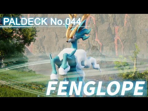 Paldeck | No.044 FENGLOPE - Palworld | Gameplay | Pocketpair