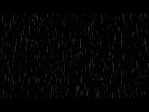 10 Hours Gentle Night Rain, Rain, Gentle Rain, Calm Rain, Soft Rain, Black Screen Rain - Sleep