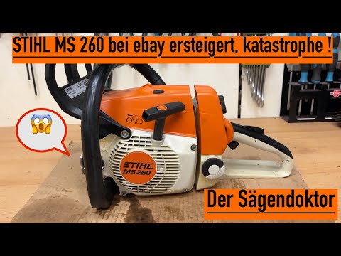 STIHL MS 260 bei ebay ersteigert 