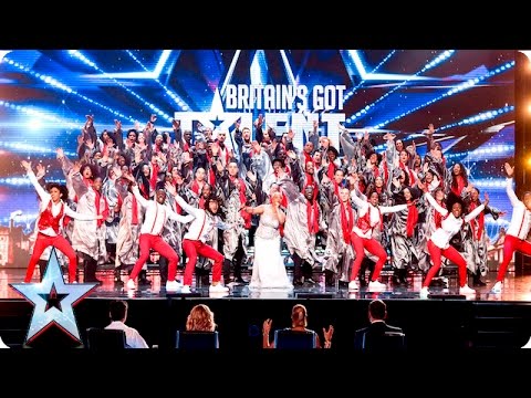 The 100 Voices Of Gospel go for gold! | Week 2 Auditions | Britain&rsquo;s Got Talent 2016