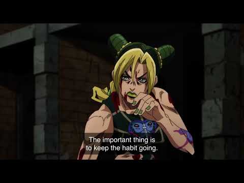 Jolyne violating the old man. Jojo stone ocean Part 2.