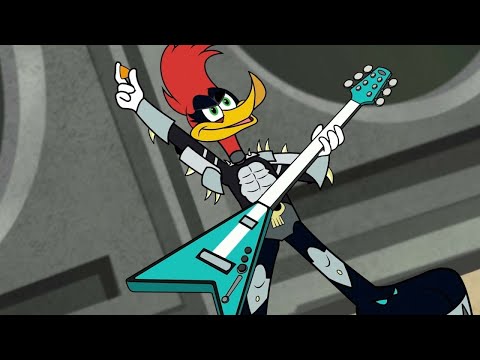 Woody becomes a rock star | Woody Woodpecker