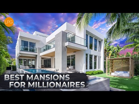 2 HOUR TOUR OF THE MOST LUXURIOUS HOMES &amp; MANSIONS OF MILLIONAIRES