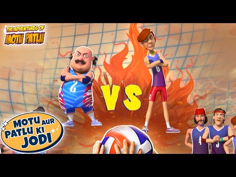 Juhu Beach पर Volley Ball का Match! | Motu Patlu New|Cartoons For Kids | Motu Patlu Ki Jodi | 