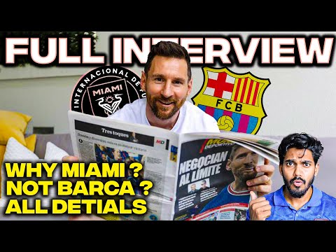 Why Messi Joined Inter Miami Real Reason ! Messi interview full Cracked !