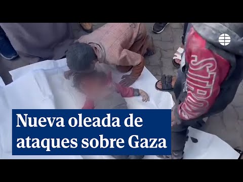 Nueva oleada de ataques sobre Gaza en el tercer d&iacute;a de guerra tras la tregua