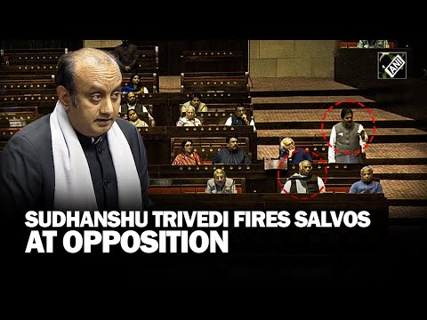 &ldquo;Narsanhar ke aaropi red carpet&hellip;&rdquo; Sudhanshu Trivedi rains fire in Rajya Sabha over Kashmir issue