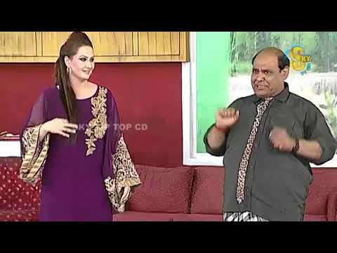 Agha Majid, Nasir Chinyoti and Nargis New Pakistani Stage Drama Full Comedy Clip Banarsi