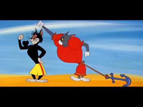 Tom and Jerry cartoon episode 101 - Muscle Beach Tom 1956 - Funny animals cartoons for kids