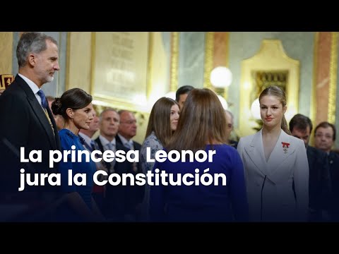 La princesa Leonor jura la Constituci&oacute;n ante las Cortes Generales (31/10/2023)