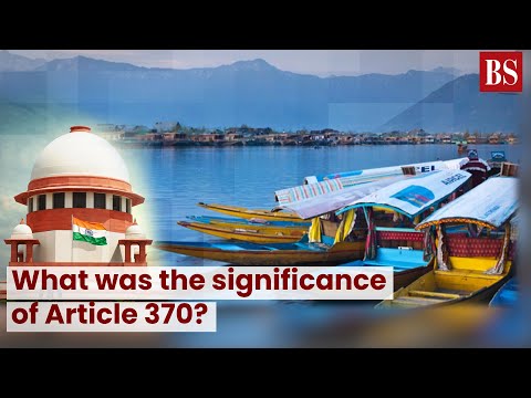 What was the significance of Article 370?  