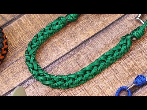 This technique can be used to make  Paracord lanyards, leashes, bracelets etc.