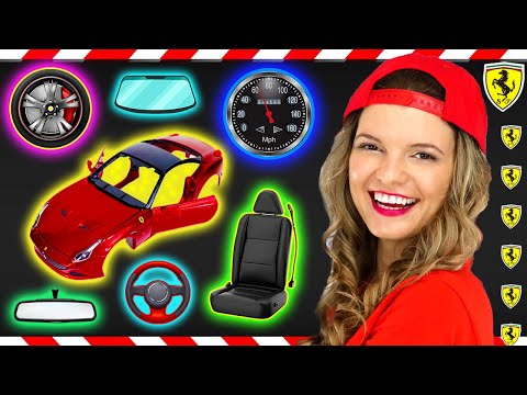 Learn Car Parts for Toddlers - Windshield, Tires, Rims &amp; More | Speedie DiDi Toddler Learning Video