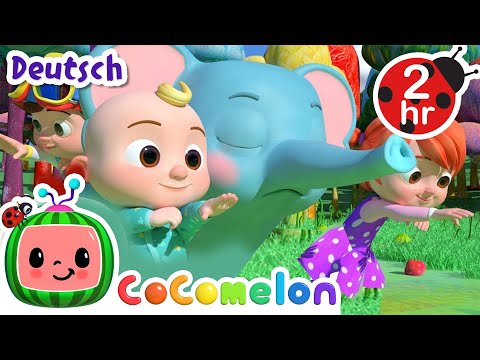 Tierisches Tanzlied | CoComelon - JJ's Tier Zeit Deutsch | Cartoons und Kinderlieder