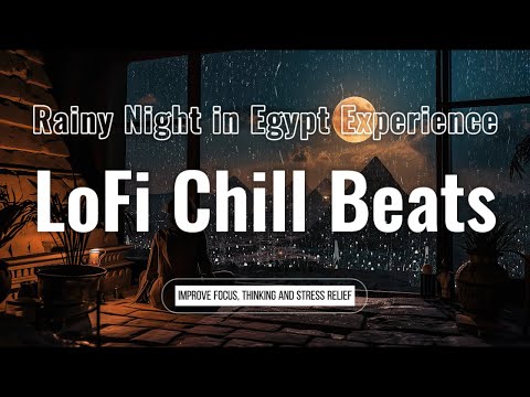 LoFi Chill Beats - Rainy Night in Egypt -  Focus, Stress Relief , Thinking