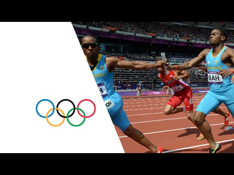 Manteo Mitchell (USA) Breaks Leg During 4 x 400m Relay - London 2012 Olympics