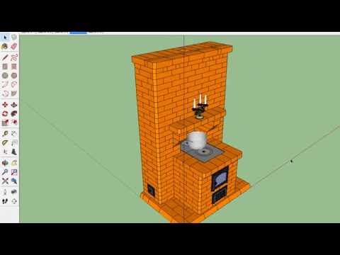 Порядовка отопительно варочной печи для дачи