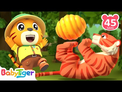 The Jungle Animals Song | Go Adventure！&amp; More BabyTiger Animal Songs &amp; Nursery Rhymes for Toddlers