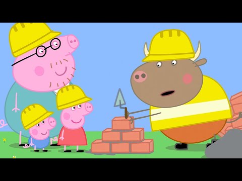 Mr Bull Builds A New House 🐷 Adventures Of Peppa Pig