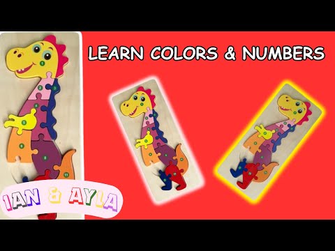 Best Learning Video For Toddlers! Learn Dinosaur,  Numbers, Colors, Counting.