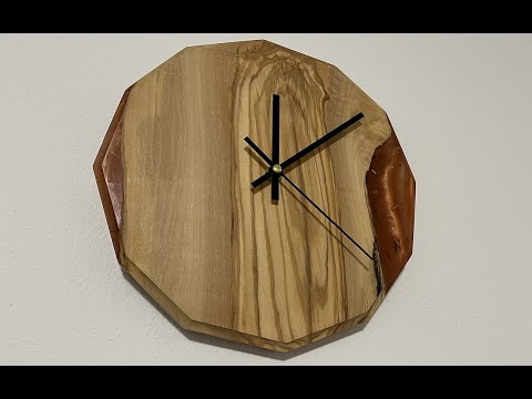 Orologio in legno e resina vol.  2 - LN lab