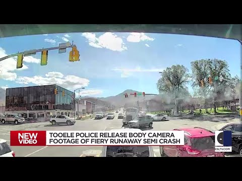 Newly-released videos document runaway semi crashes in Tooele