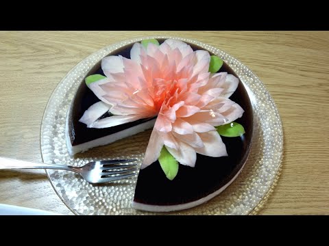 How To Make A Simple Jelly Art / Gelatin Art Cake