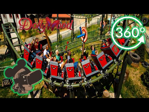 360&ordm; Ride on FireChaser Express at Dollywood