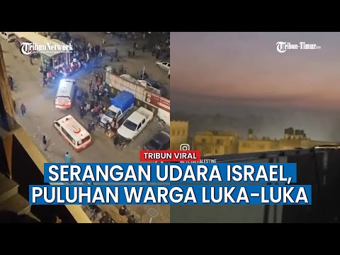 Serangan Udara Israel di Gaza, Puluhan Warga Khan Younis Luka-luka