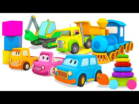 Car cartoons for kids &amp; Clever cars cartoon full episodes - Street vehicles &amp; trucks for kids.