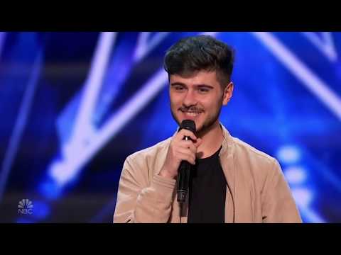 America's Got Talent 2020 Luca Di Stefano Sings Lets Get It On Full Performance S15E04