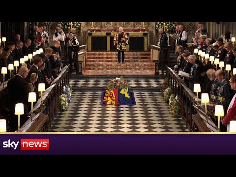 Queen Elizabeth lowered into Royal Vault as lone piper concludes state funeral