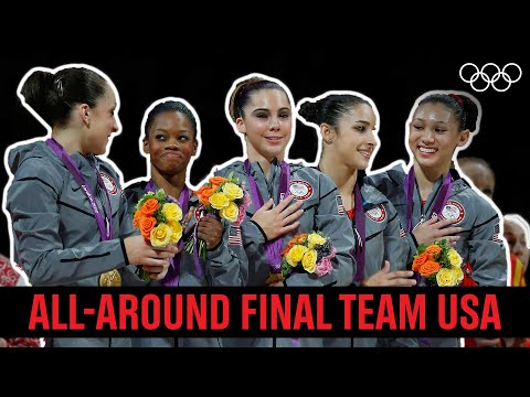 Team 🇺🇸 Women's 🤸&zwj;♀️ Artistic Gymnastics All Around Final London 2012!