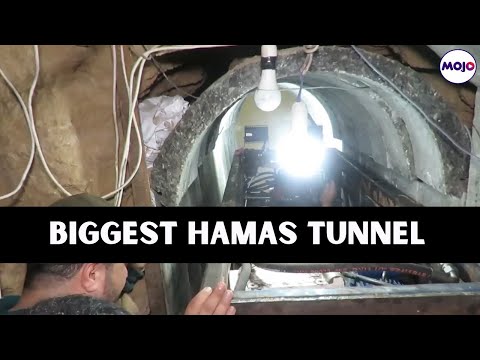 Israel Hamas War | Dramatic Footage as IDF Finds Biggest Hamas Tunnel In Gaza