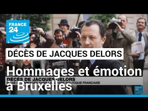 D&eacute;c&egrave;s de Jacques Delors : &agrave; Bruxelles, des hommages unanimes &agrave; cet europ&eacute;en convaincu