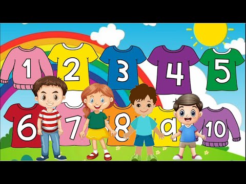 Learn numbers 1 to 10  | numbers learning with Happy brain kids learning