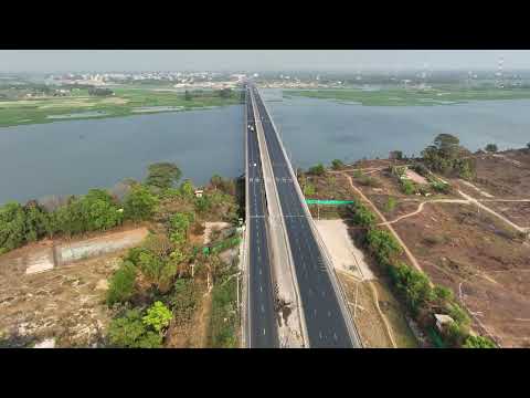 Dhaka to Chittagong Highway l Free 4k Drone Video l Free stock footage l  Copyright free video