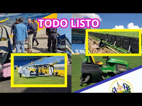 💥💯DE LUJO 🎉 ESTADIO CUSCATL&Aacute;N 🏟️ se prepara para el partido Inter Miami vs El Salvador 🇸🇻 HISTORICO