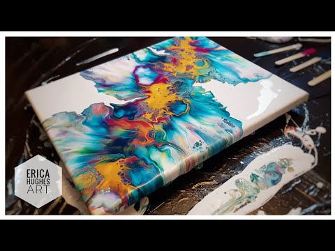 Dutch Pour / Water Only / Acrylic Pouring Techniques / Paint Pouring