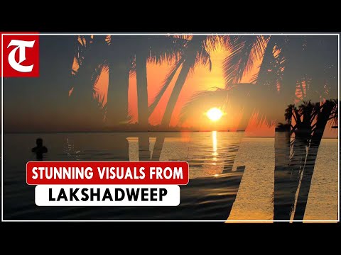 Stunning morning visuals from Lagoon Beach in Lakshadweep